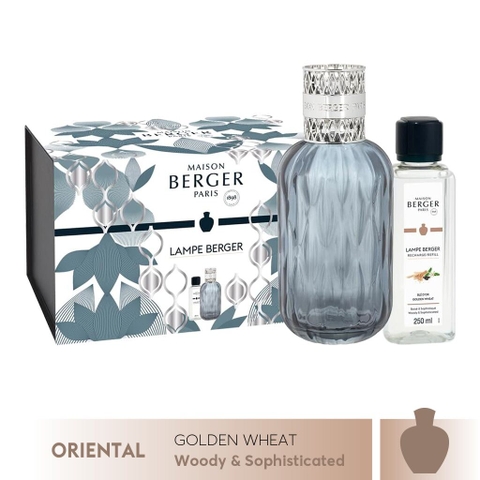 Maison Berger - Bộ đèn xông tinh dầu Quintessence Blue - 2 món - 380ml