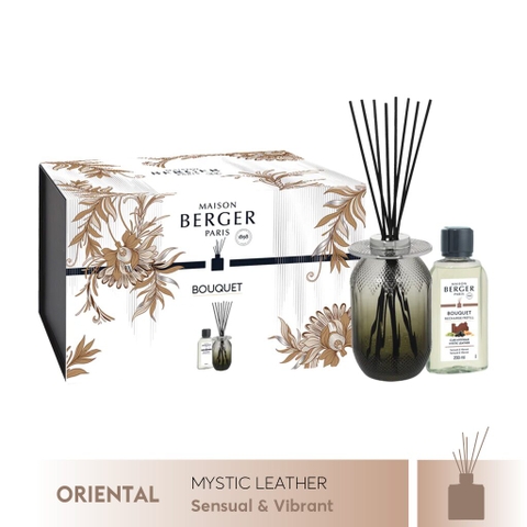 Maison Berger - Bộ lọ tinh dầu khuếch tán Evanescence Gris - 200ml - 2 món