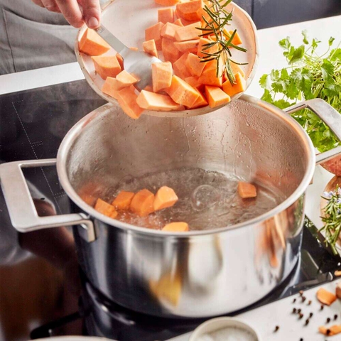 Demeyere - Nồi inox Industry 5 - 24cm (5.2L)