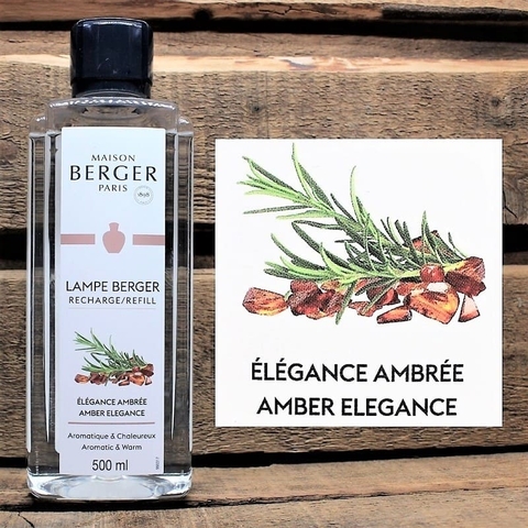 MAISON BERGER - Tinh dầu đèn xông hương Amber Elegance - 500ml