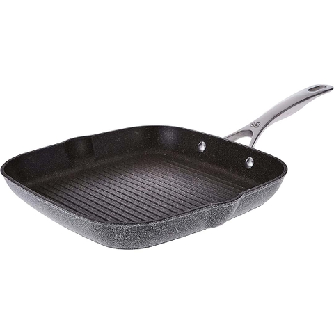 Chảo vuông nướng nhôm chống dính Salina Granititum BALLARINI - 28x28cm