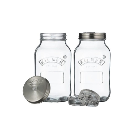 Kilner - Bộ hũ ướp thực phẩm - 2 cái