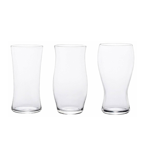 Aderia - Craff Beer - Bộ ly thủy tinh Master - 3 cái