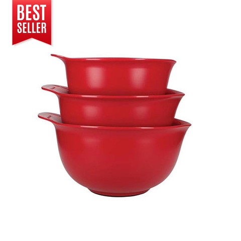 Bộ tô nhựa KITCHENAID màu đỏ - 3 món