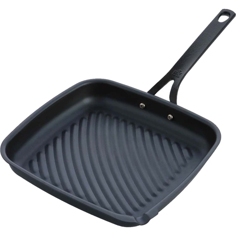 Chảo nướng thép carbon hình vuông BK - 28x26cm