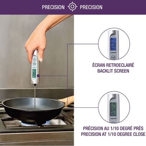 Mastrad - Nhiệt kế nhà bếp 2 đầu - 21cm