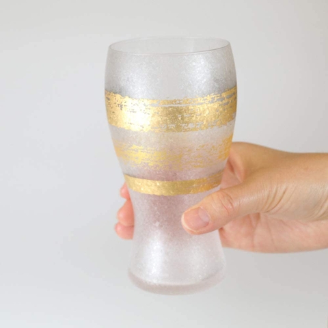 Aderia - Gold Ichimonji - Bộ ly uống bia - 0.38L - 2 cái