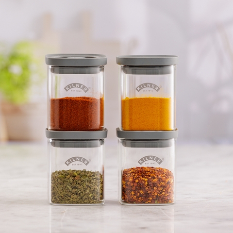 Kilner - Hũ gốm thuỷ tinh đựng gia vị - 0.16L