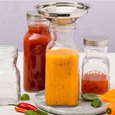 Kilner - Chai thủy tinh đựng nước ép, sốt
