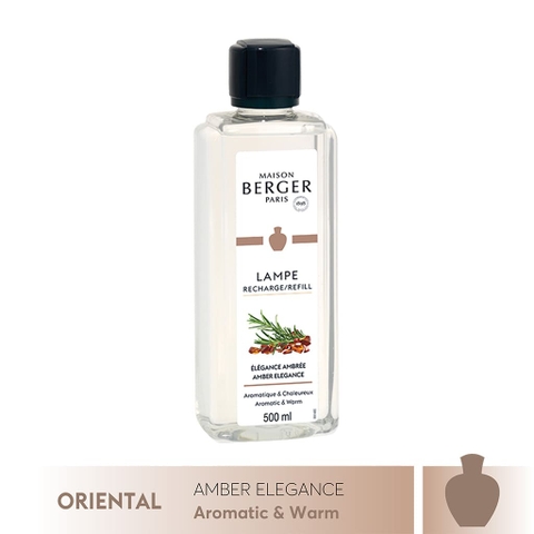 MAISON BERGER - Tinh dầu đèn xông hương Amber Elegance - 500ml