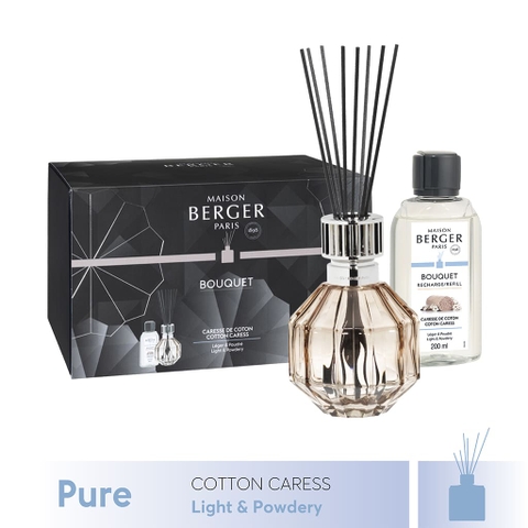 MAISON BERGER - Bộ lọ tinh dầu khuếch tán Facette Nude - 200ml - 2 món