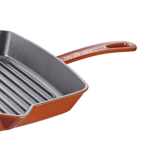 Chảo nướng vuông STAUB màu nâu vàng - 26cm