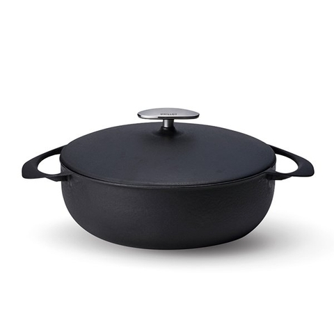 Unilloy - Nồi gang màu đen - 24cm