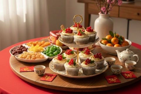 Công thức làm bánh cupcake gừng thuần chay