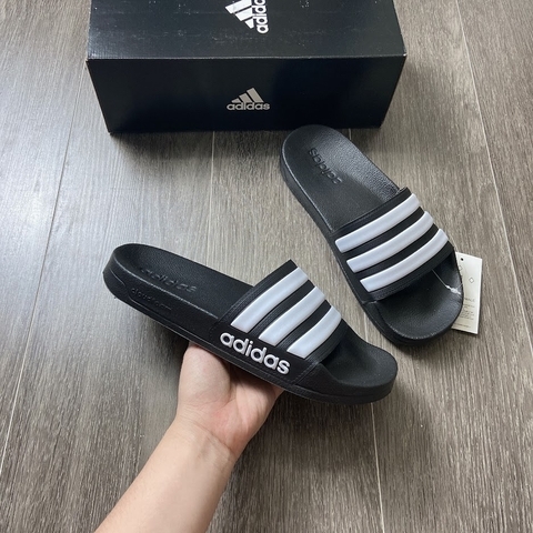 Dép Adidas ADILETTE SHOWER Black White GZ5922