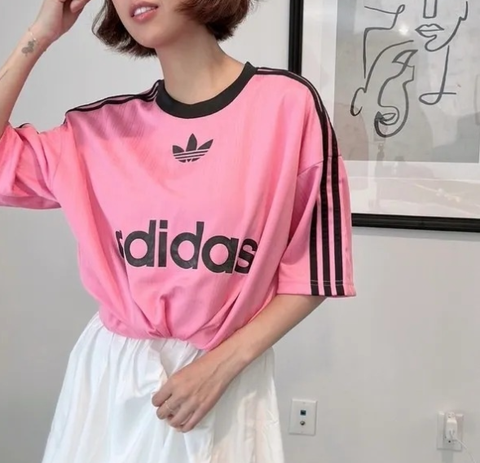 Áo Adidas Adicolor Jersey Pink Black [ JW3729 ]