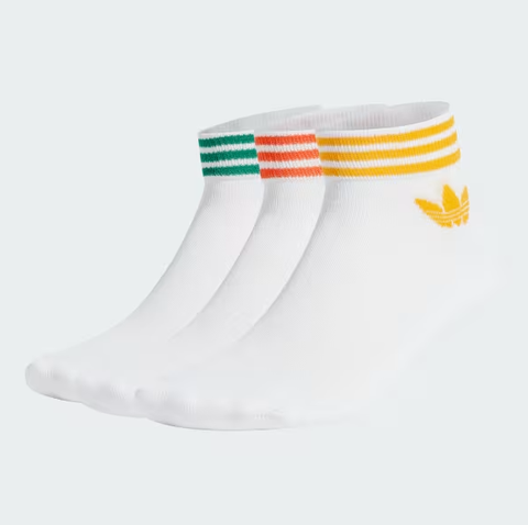 Set Tất Adidas Originals Lot De 3 Paires De Chaussettes Trefoil Blanc [ IX7521 ]