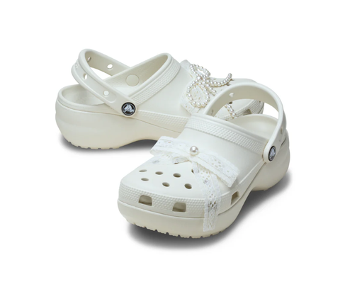 Dép Crocs Classics Pearly Lace Platfrom Clog [ 211540-0HZ ]