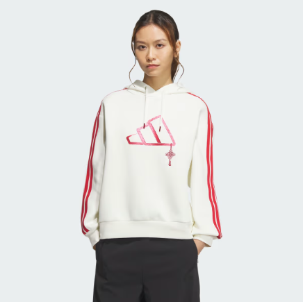 Áo Adidas CNY Hooded Sweatshirt White [ JZ1638 ]