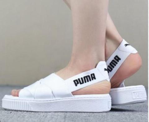 Puma Platform Sandal White ( 365478 02 )
