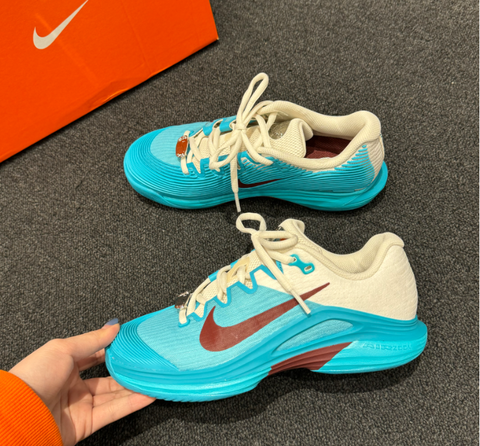 Giày Nike Court Vapor 12 Premium HC Cactus Green [ HJ6650-300 ]