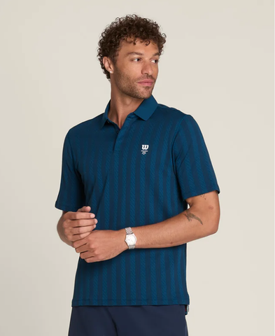 Set Quần Áo Wilson Game Point Seamless Polo Navy [ WM00239511 ]