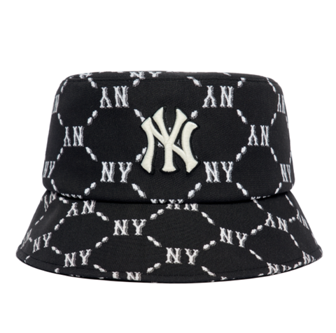 Mũ MLB Bucket Hat Monogram New York Yankees [ 3AHTM032N-50BKS ]