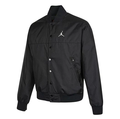 Áo Nike Jordan Logo Baseball Collar Jacket Autumn Black [ DJ0878-010 ]