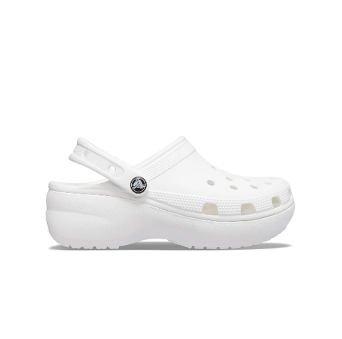 Giày Clog Nữ Crocs Classic Platform White [ 206750-100 ]
