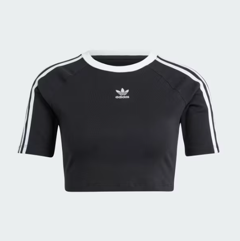 Áo Adidas Baby Tee 3 Sọc Đen [ IU2532 ]