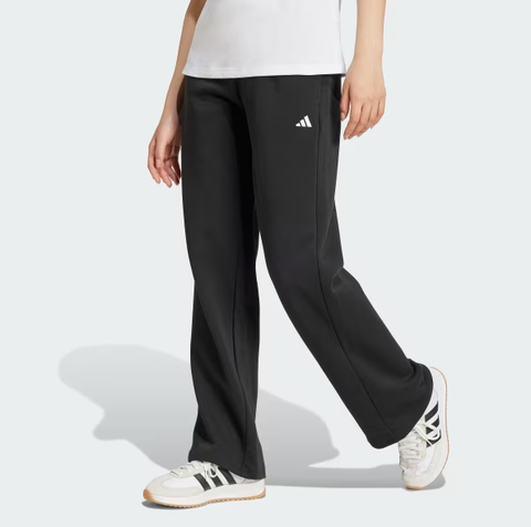 Quần Adidas Essentials Small Logo Feel Cozy Open Black [ JC5921 ]
