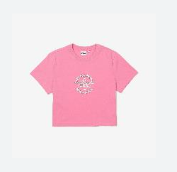 Áo Fila Life Crop Short Sleeve Pink [ FS2RSF2153F-PIK ]