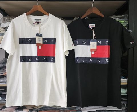 Áo thun Tommy Hilfiger Big Logo T-Shirt - Đen   [ 6800394674 ]