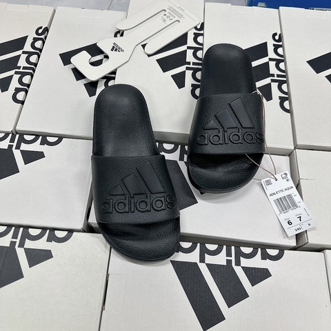 Dép Adidas Adilette Aqua Slides Core Black [ IF7371 ]