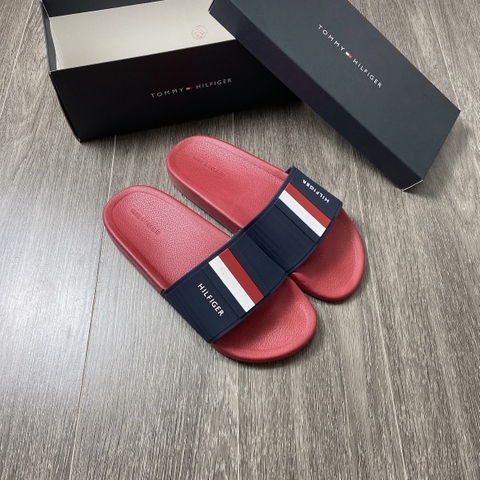 Dép Tommy Hilfiger Eastern Slide RED MULTI SY