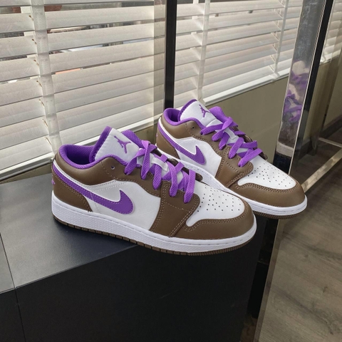 Giày Nike Air Jordan 1 Low Purple Mocha [ 553560 215 ]
