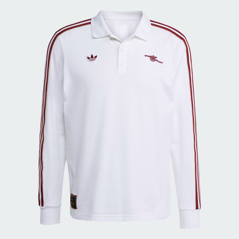 Áo Adidas Arsenal Terrace Icons Long Sleeve Polo Shirt [ JM9396 ]