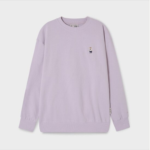 Áo WHOAU Steve Sweatshirt Brushed Light Purple [ WHMWF4T11U-01 ]