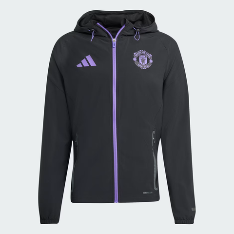 Set Quần Áo Adidas Manchester United Tiro 25 Competition Vis Tech Travel Jacket [ JV5351 / JV5352 ]