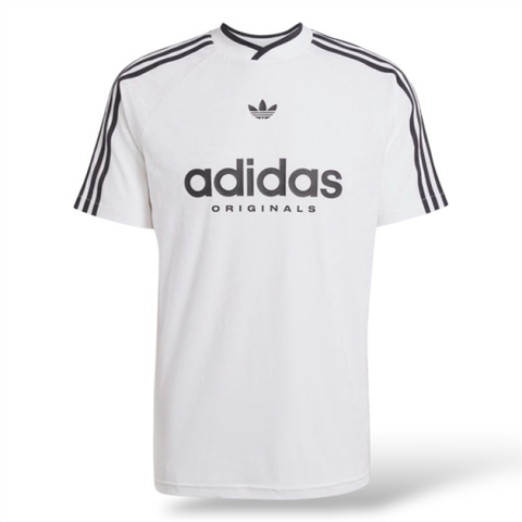Áo Adidas Adicolor Football Jersey White [ JW3906 ]