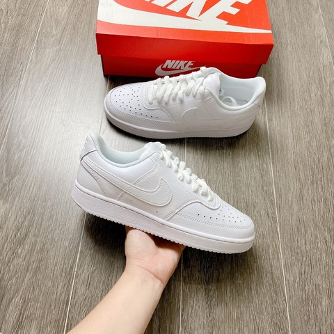 Giày Nike COURT VISION LOW All White CD5434-100