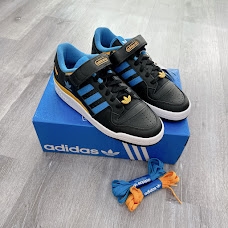 Giày Adidas Forum Low Black Pulse Blue Collegiate Gold [ FZ5890 ]