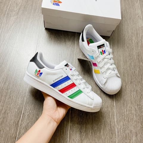 Adidas SUPERSTAR J V ch 3 mau FW5236 CITISHOP