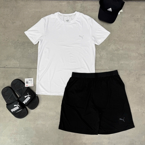 Set Quần Áo Puma Poly Màu Đen Trắng [ PMUKTCP04 ]