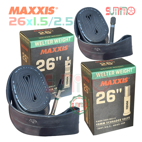 Ruột xe đạp MAXXIS 26x1.5/2.5 Welter Weight gắn xe đạp địa hình