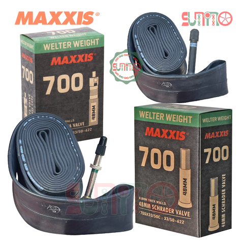 Ruột xe đạp MAXXIS 700x33/50c Welter Weight gắn xe đạp touring