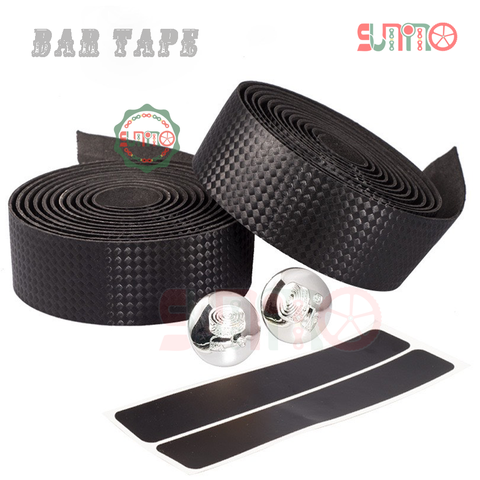 Dây quấn ghi đông xe đạp vân carbon 3K màu đen bịch nilon