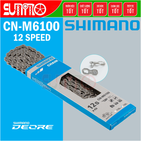 [Japan chính hãng] Sên xe đạp SHIMANO M6100 quick link 12speed