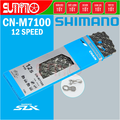 [Japan chính hãng] Sên xe đạp SHIMANO M7100 quick link 12speed