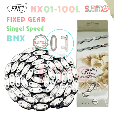 Sên hạt đậu xe đạp FNC NX-01 100L single speed gắn xe BMX, fixed gear